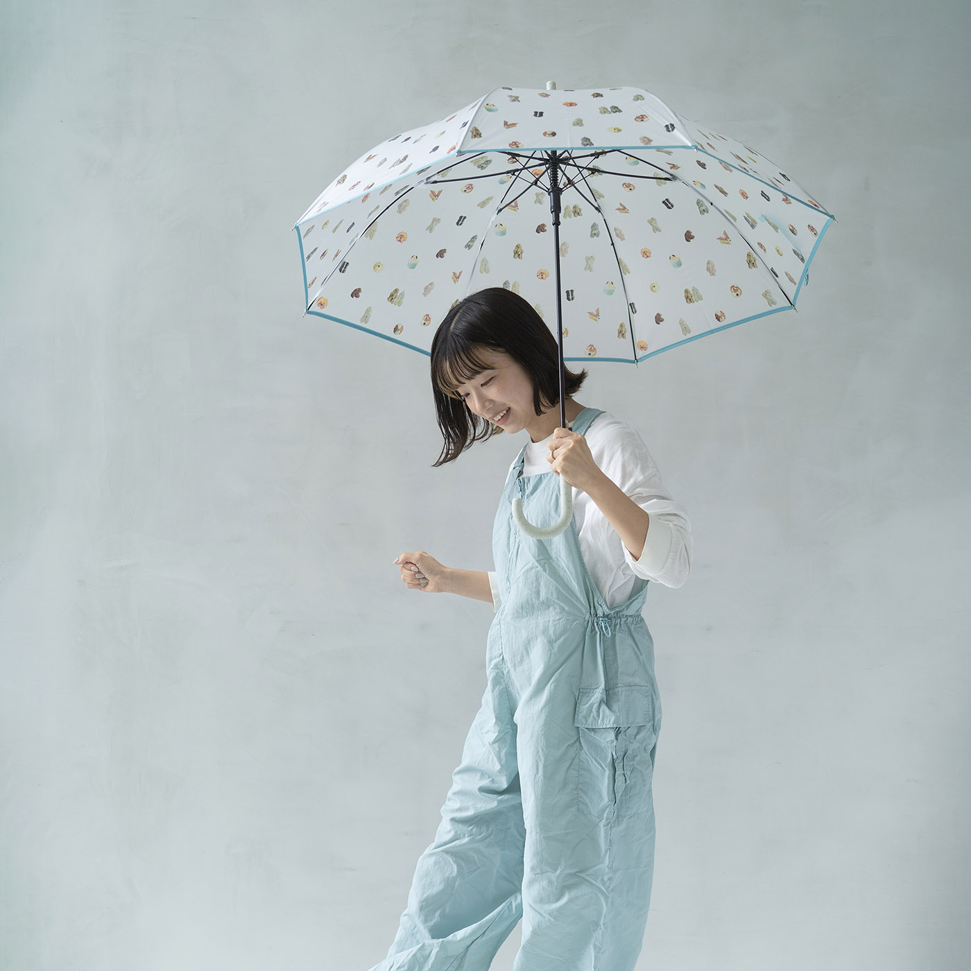 SeeMONO|［大物配送］メゾン・テリアのクリア雨傘〈GREEN〉