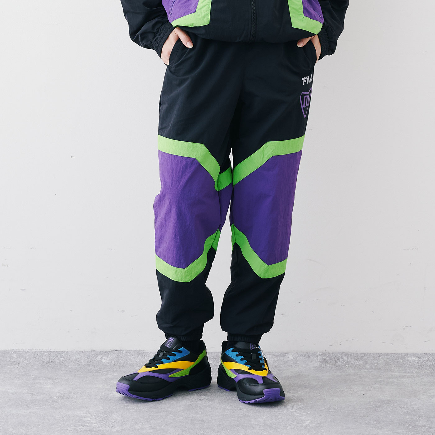 フェリシモファッションニュース|ＦＩＬＡ　トラックパンツ〈Ｅｖａｎｇｅｌｉｏｎ〉