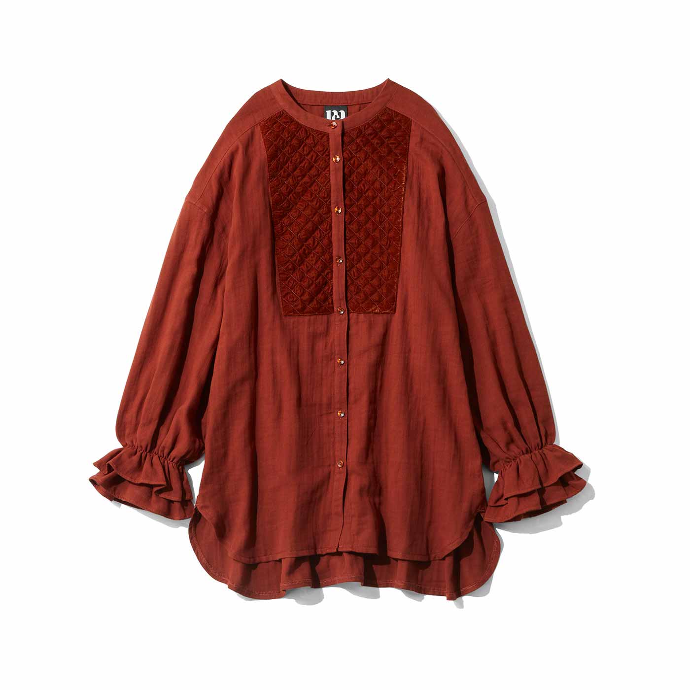 mensha!|ベロアブザムのキャンディースリーブ ガーゼブラウス