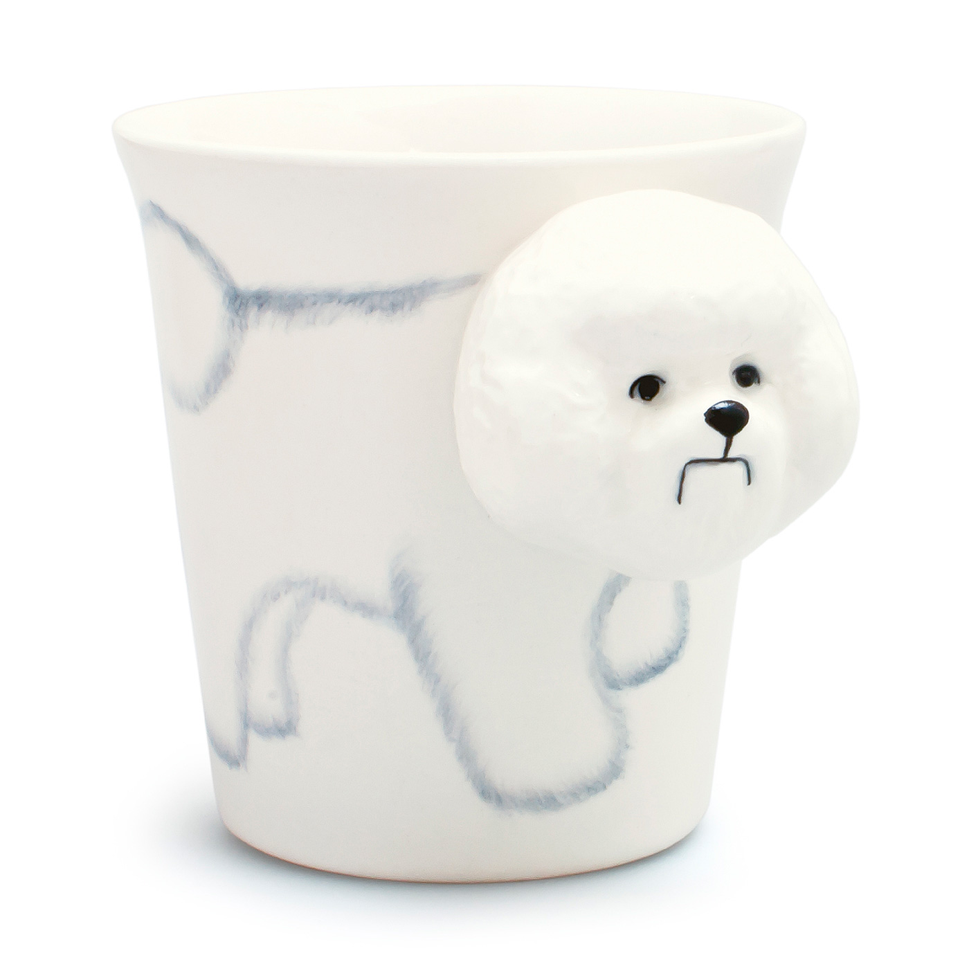 フェリシモの雑貨Kraso［クラソ］|アニマルマグ BICHON FRISE